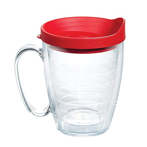 Double Walled Insulated Tumbler Travel Cup, 24oz 2pk, Blue Lid V78473