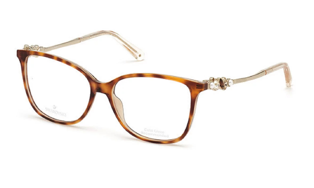 Women's Havana Cat Eye Eyeglasses, 55 mm R799