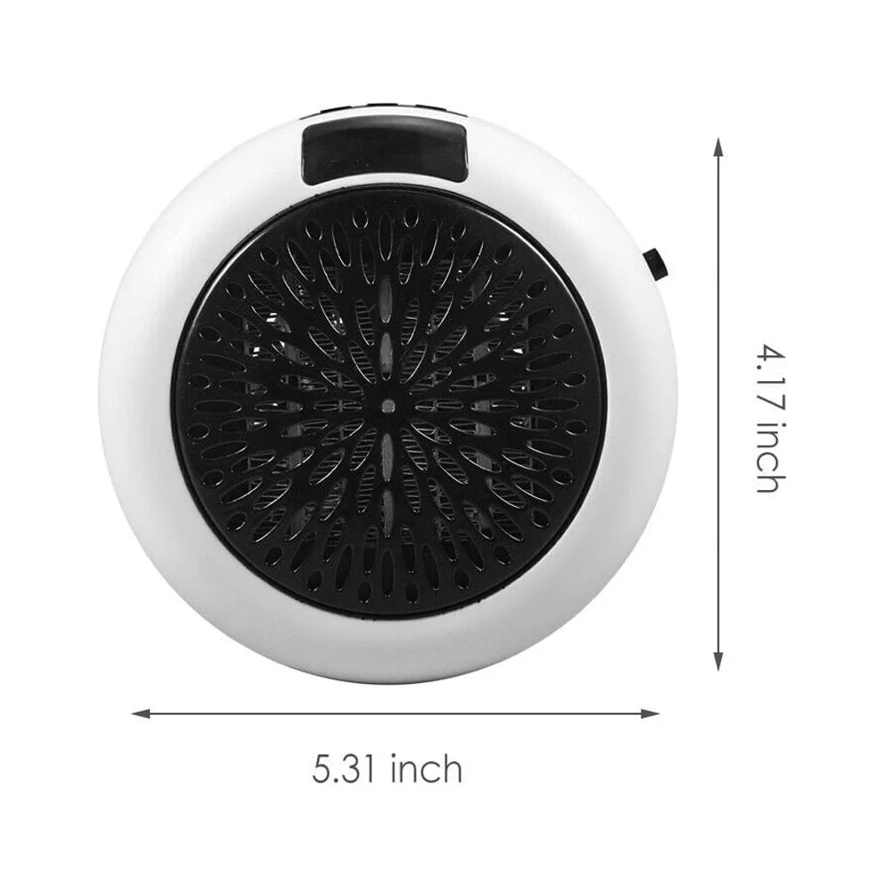 900W Digital Thermostat Electric Heater Fan with Remote and Timer X1767