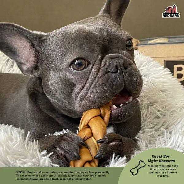 Puffed Collagen Braid Dog Chew K793836