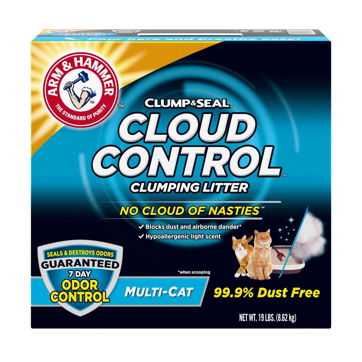 Arm &amp; Hammer Cloud Control Clumping Multi-Cat Litter - Pet Supplies online store