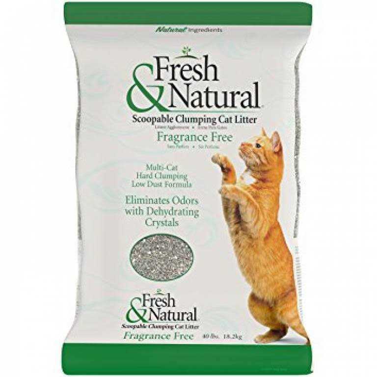 Fresh &amp; Natural Fragrance Scoopable Clay Cat Litter - Pet Supplies online store
