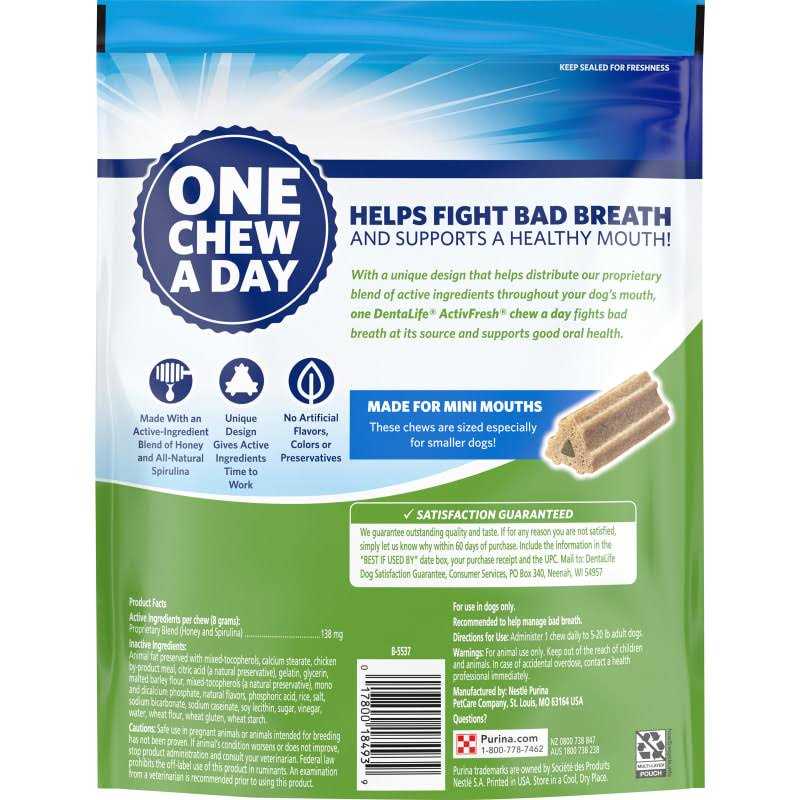 Daily Oral Care Mini Dog Chews L970345