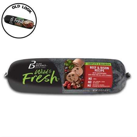Beef & Bison Recipe Rolled Chub Dog Food M946