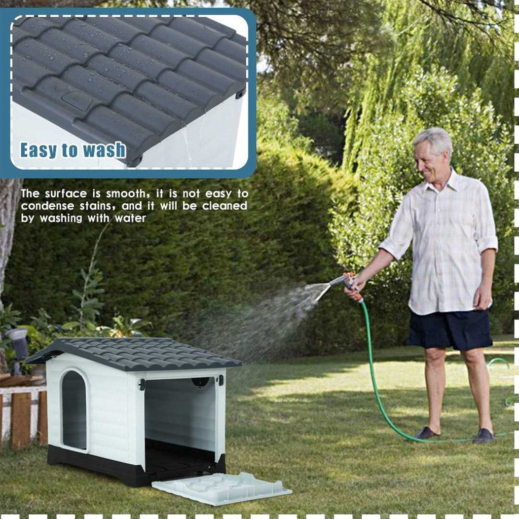 Plastic Dog House for Small, Medium and Large Dogs T728