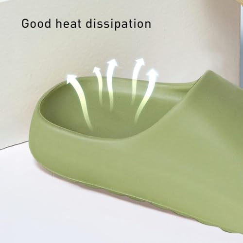 Platform Slides Slippers, Non-Slip Quick Drying Lightweight Shower Shoes W7265
