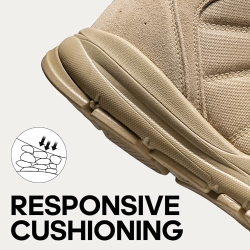 Men's Lightweight Tactical Work Boots for Hiking and Motorcycle S471808