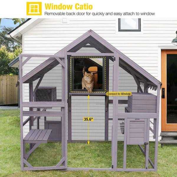 Outdoor Cat Run Enclosure J9208