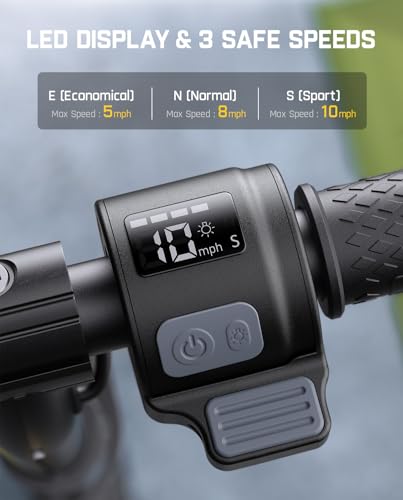 Electric Scooter for Kids, Adjustable Handlebar, 3 Speed Modes K600