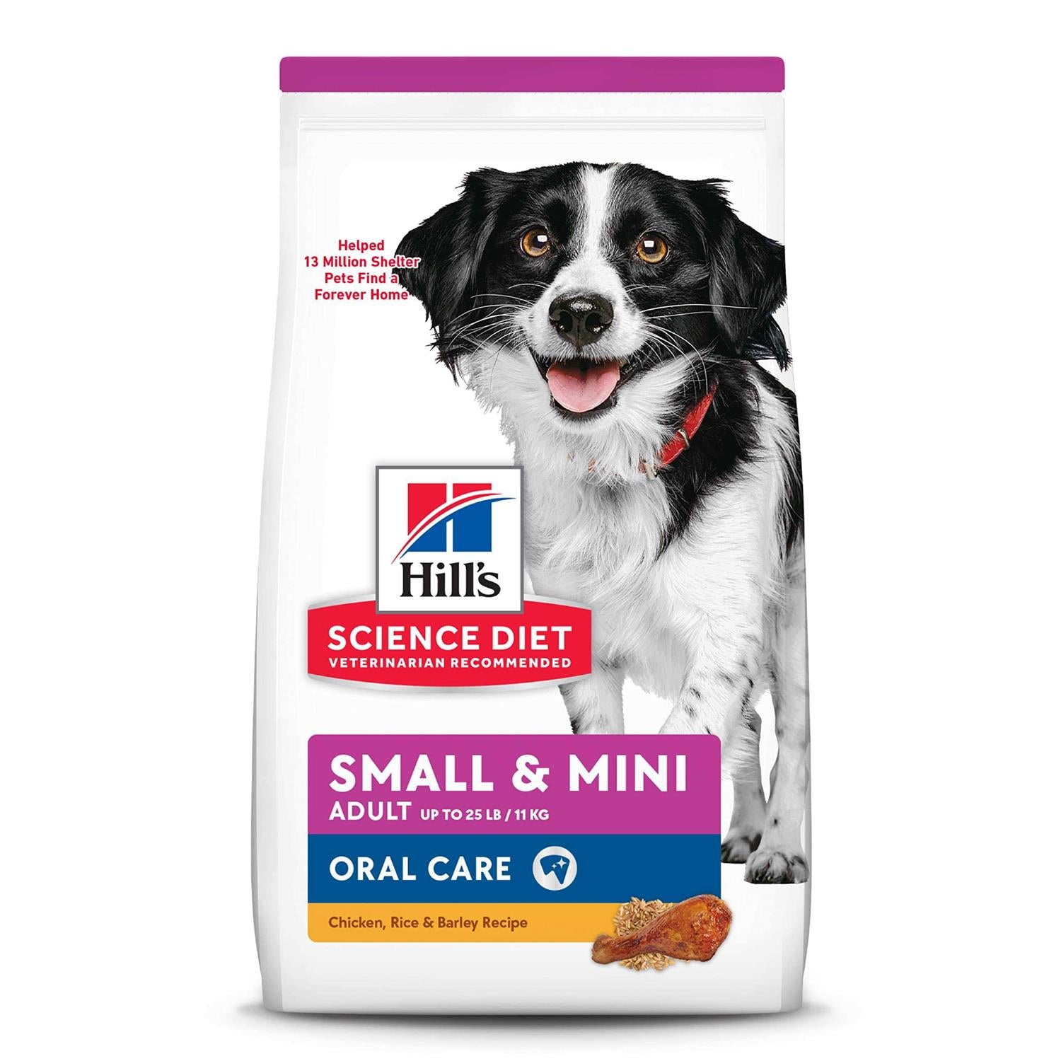 Hill's Science Diet Adult Oral Care Small &amp; Mini Chicken Recipe Dry Dog Food - Pet Supplies online store