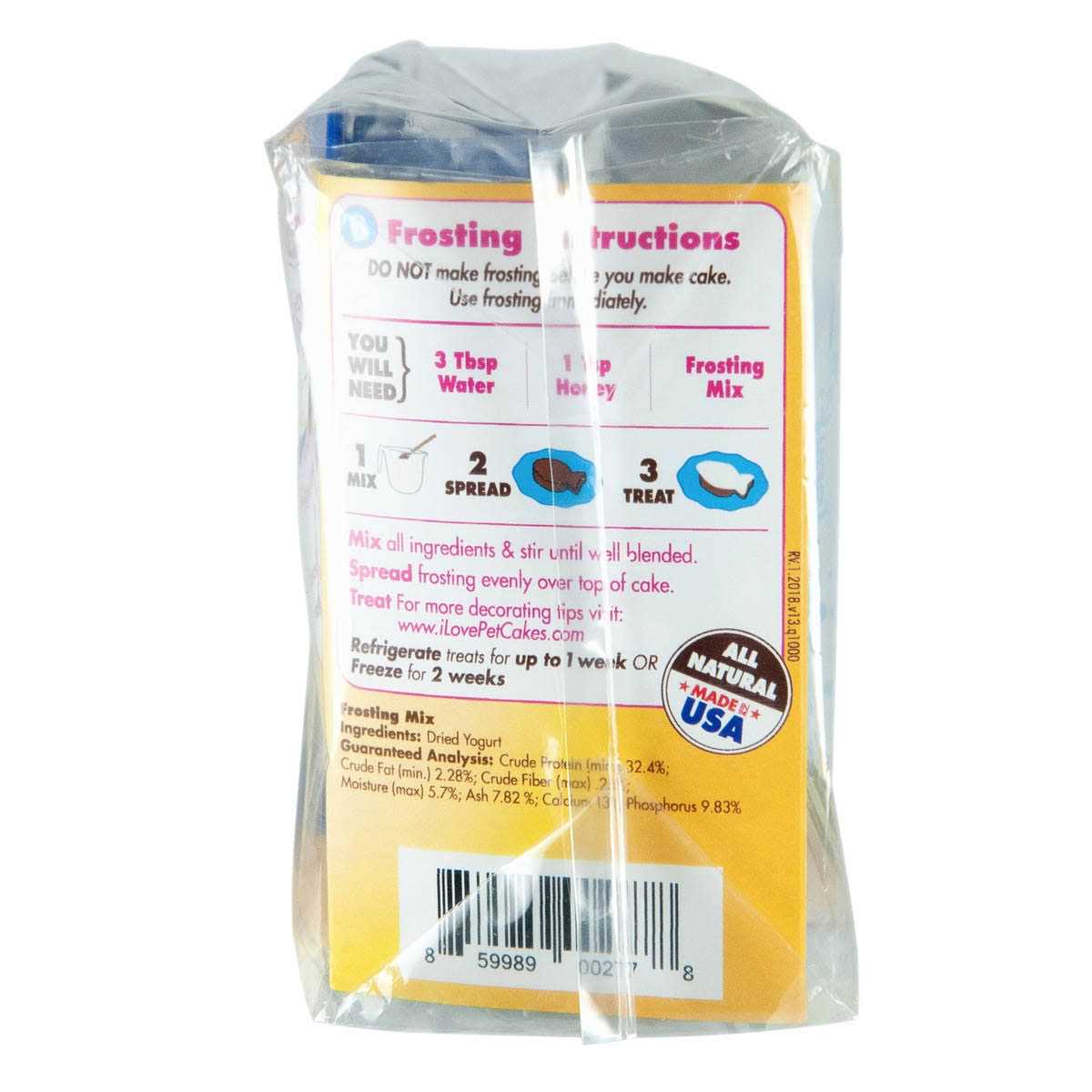 DIY Healthy Frosted Cat Birthday Cake Kit for Small Pets W589619