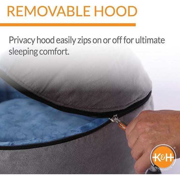 Self-Warming Hooded Kitty Bed M8581