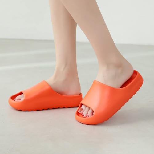 Platform Slides Slippers, Non-Slip Quick Drying Lightweight Shower Shoes W7265