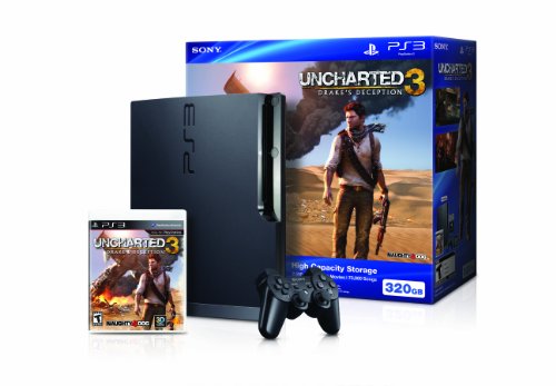 PS3 320GB Console with Uncharted 3 Game F94507