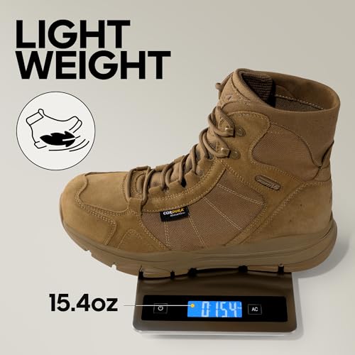 Men's Lightweight Tactical Work Boots for Hiking and Motorcycle S471808