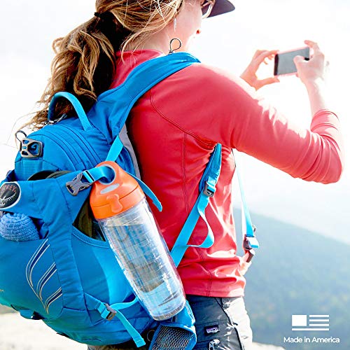 Double Walled Insulated Tumbler Travel Cup, 24oz 2pk, Blue Lid V78473