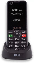 Jethro SC490 4G LTE Big Button Cell Phone for Seniors and Kids, Easy to Use, Unlocked