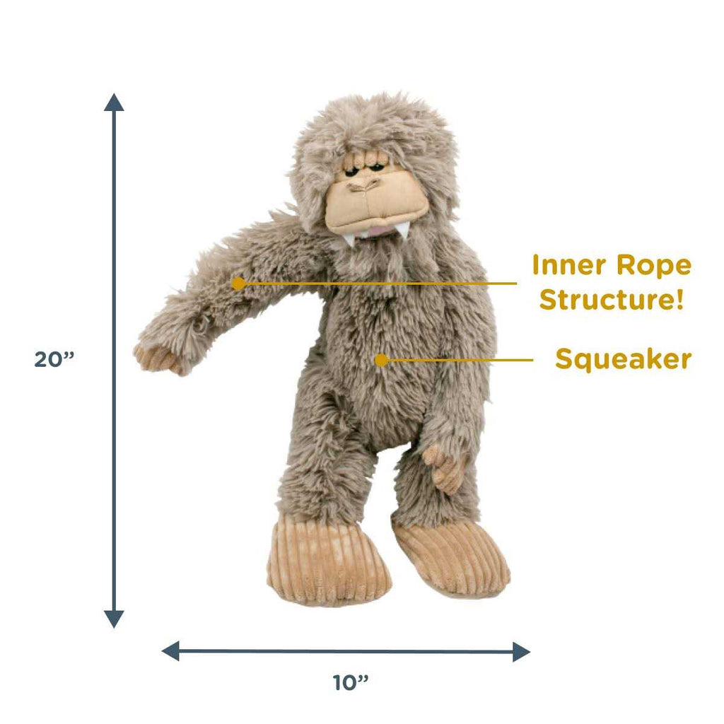 Stuffless Big Foot Dog Toy O522