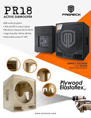 18 inch 2000W Powered PA Subwoofer L724