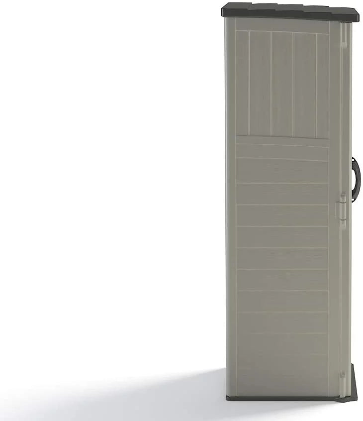 Resin Vertical Storage Shed, 22 Cubic Feet L497