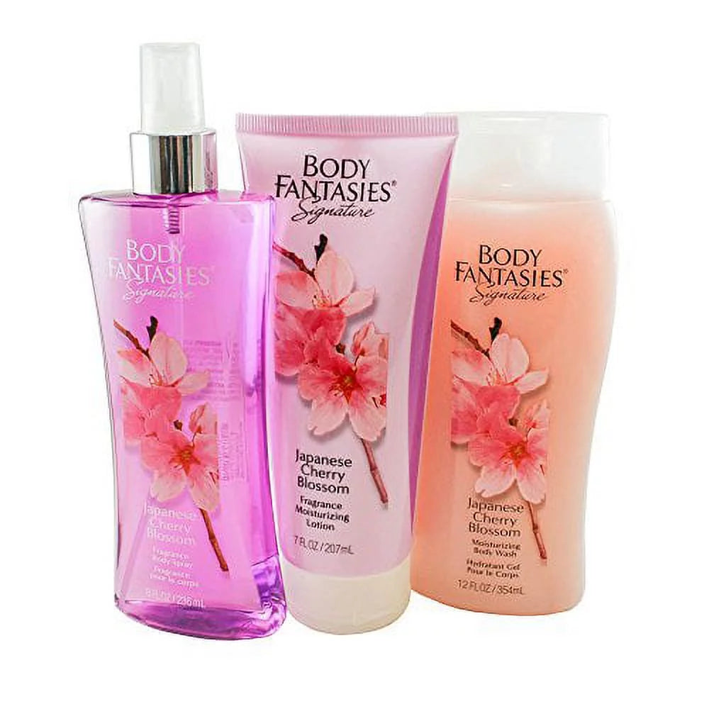 Japanese Cherry Blossom 3 Piece Gift Set for Women V633879