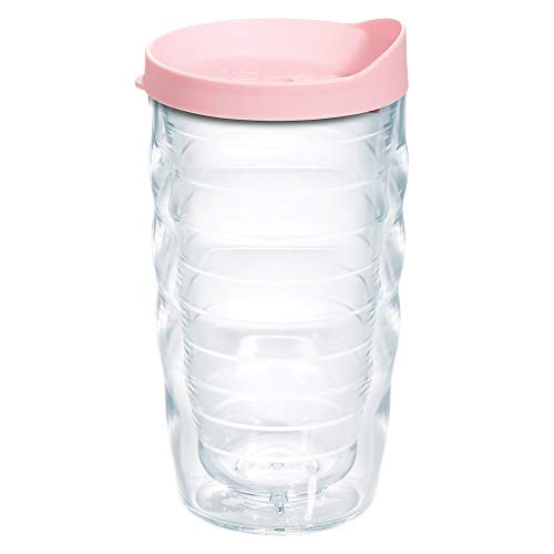 Double Walled Insulated Tumbler Travel Cup, 24oz 2pk, Blue Lid V78473
