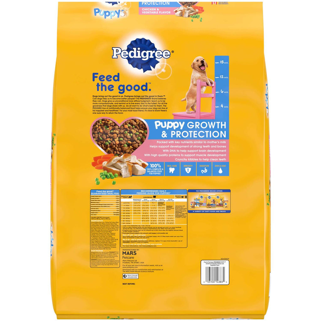 Puppy Dry Dog Food Vegetable Flavor Z64129
