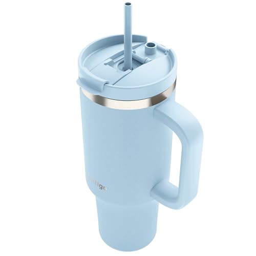 40oz Stainless Steel Vacuum Insulated Tumbler, Leak-Proof, Cold for 29 Hours O99583