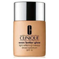 CLINIQUE EVEN BETTER FOUNDATION 1.0 OZ WN 68 BRULEE (MF) CLINIQUE/EVEN BETTER GLOW LIGHT REFLECTING MAKEUP WN 68 BRULEE (MF) 1 OZ BROAD SPECTRUM SPF 15 WARM NEUTRAL UNDERTONE