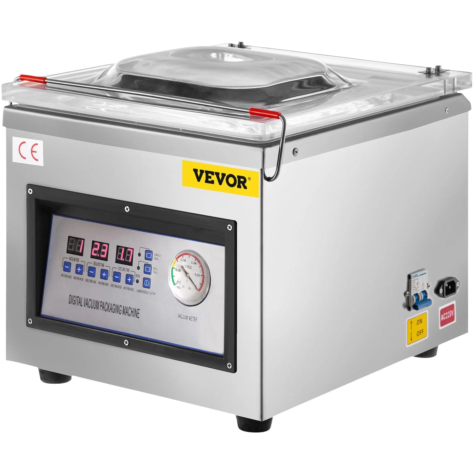 Chamber Vacuum Sealer, 110V Kitchen Food Packaging Machine U2207