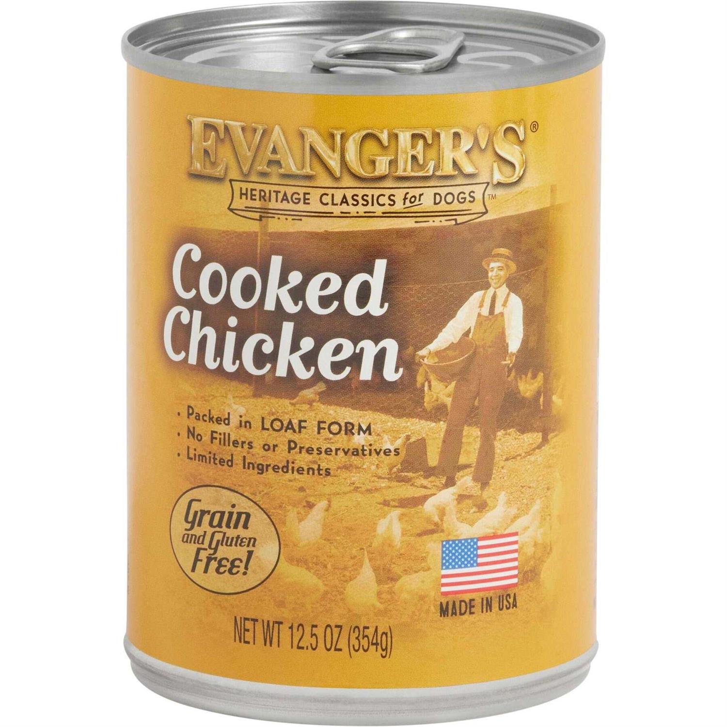 Cooked Chicken Canned Dog Food R538