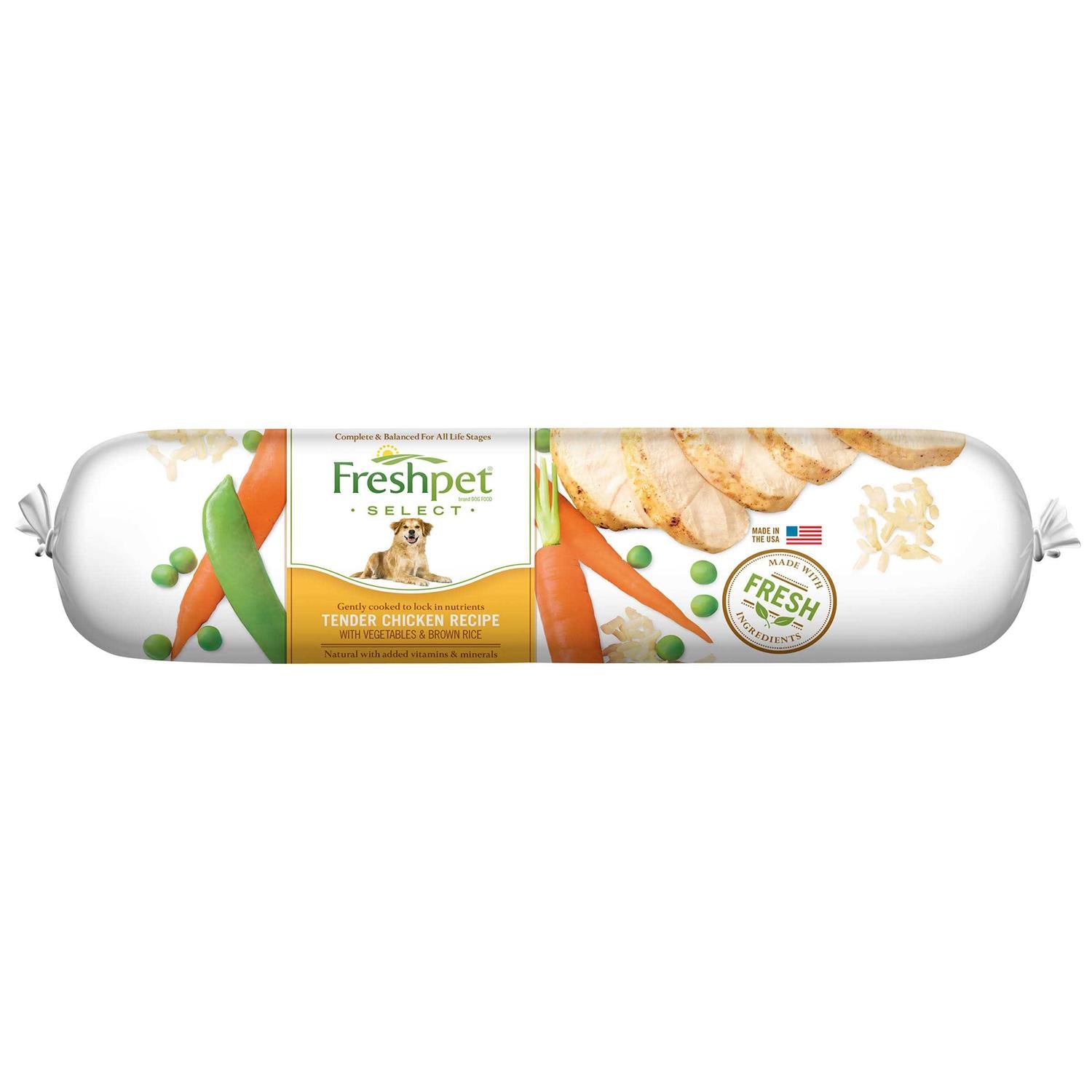 Tender Chicken Recipe Slice & Serve Roll Dog Food Z293361