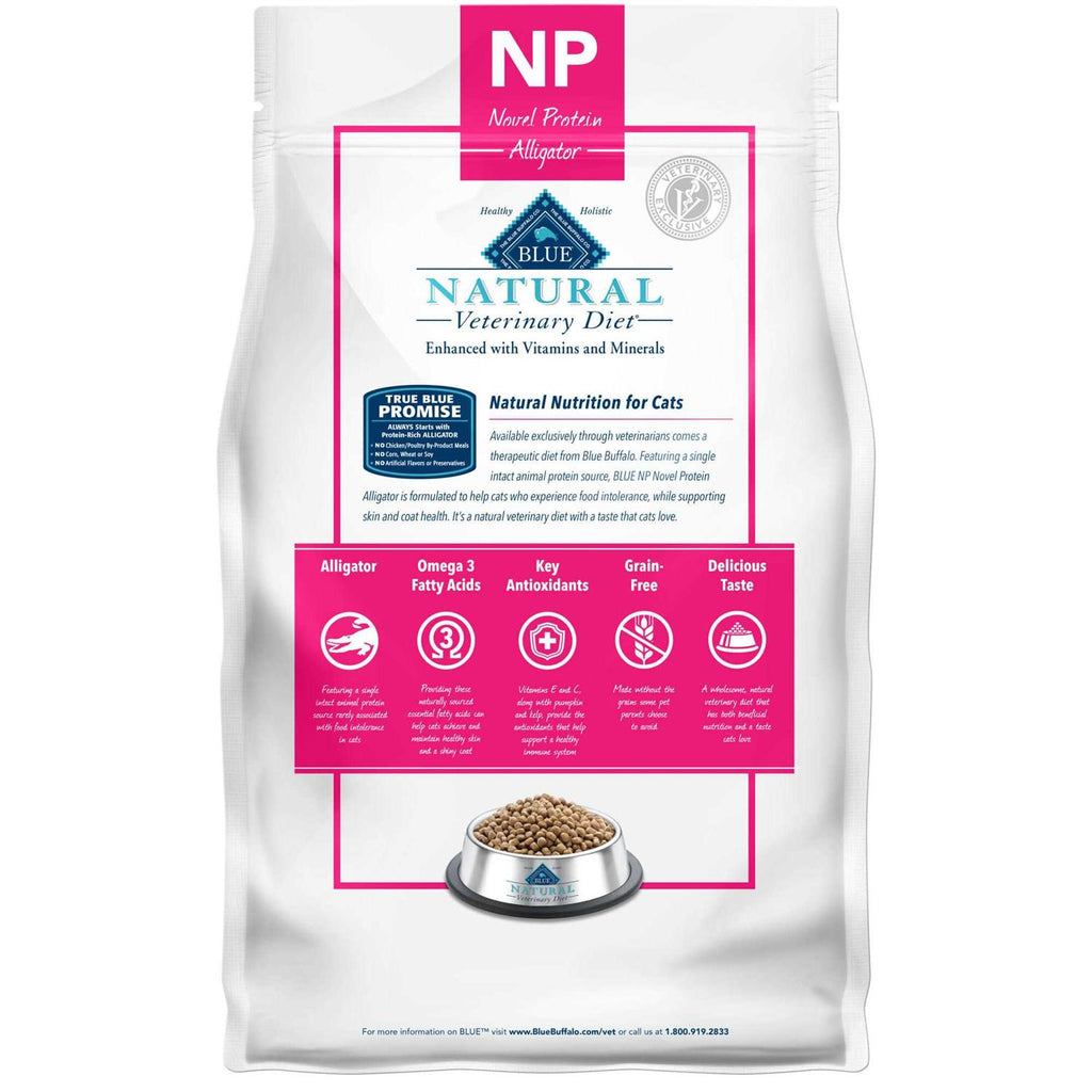 Natural Veterinary Diet Novel Protein Alligator Dry Cat Food F70768