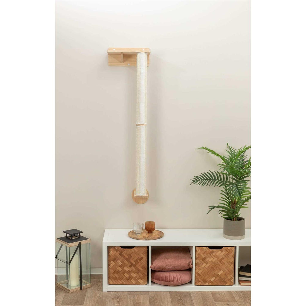 Wall Mount Cat Scratching Post with Perch L3611