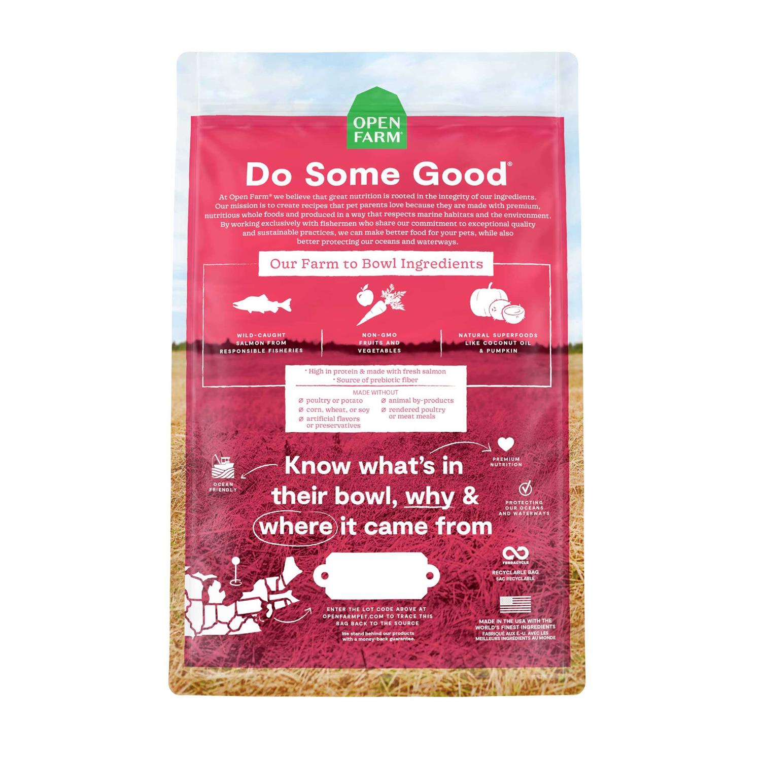 Grain-Free Wild-Caught Salmon Dry Dog Food T5846