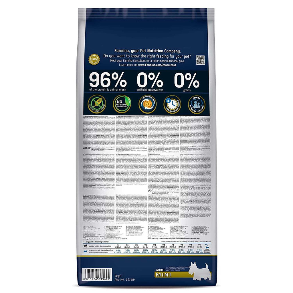 Pumpkin Lamb & Blueberry Mini Dog Dry Food V278040