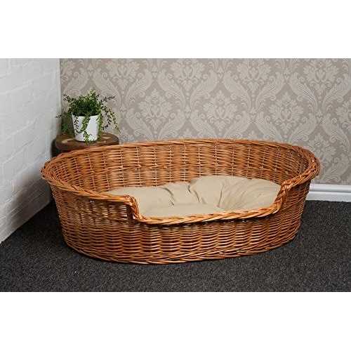 Wicker Dog Bed Basket O875