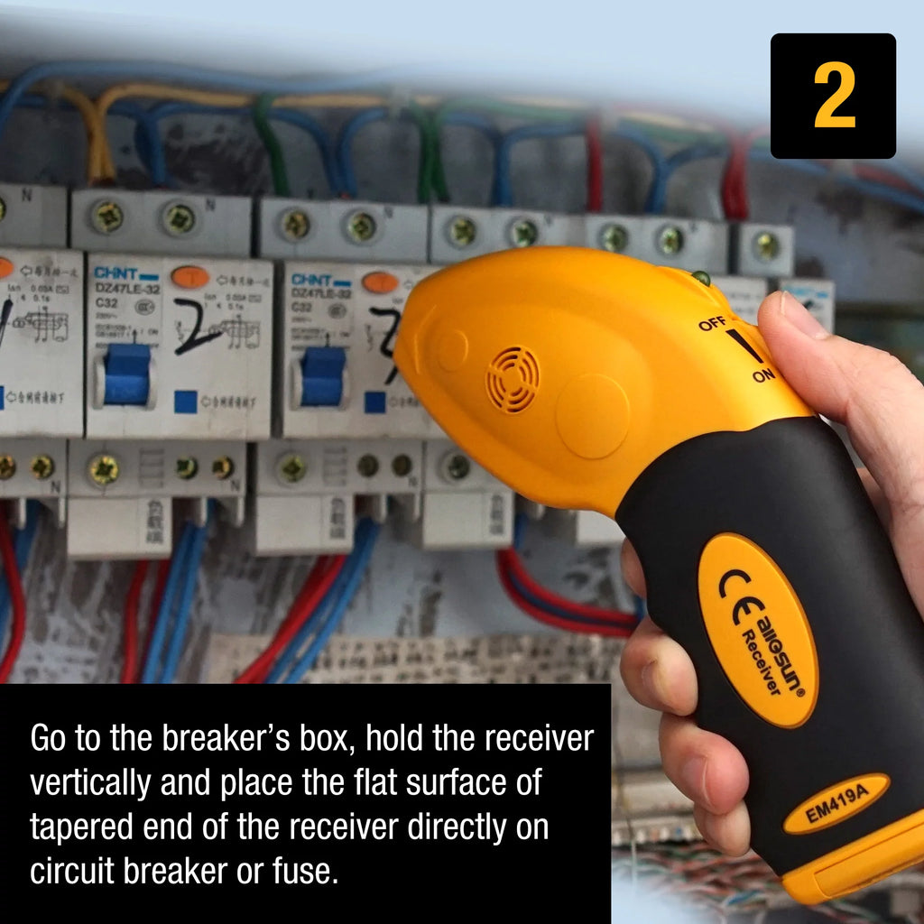 Circuit Breaker Finder, Non Contact Voltage Tester 120V Q6445