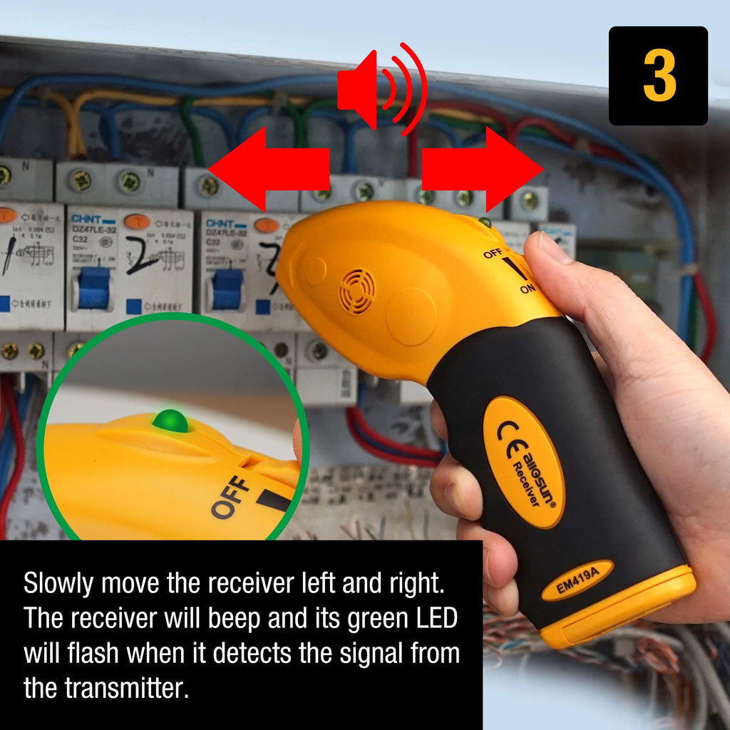 Circuit Breaker Finder, Non Contact Voltage Tester 120V Q6445