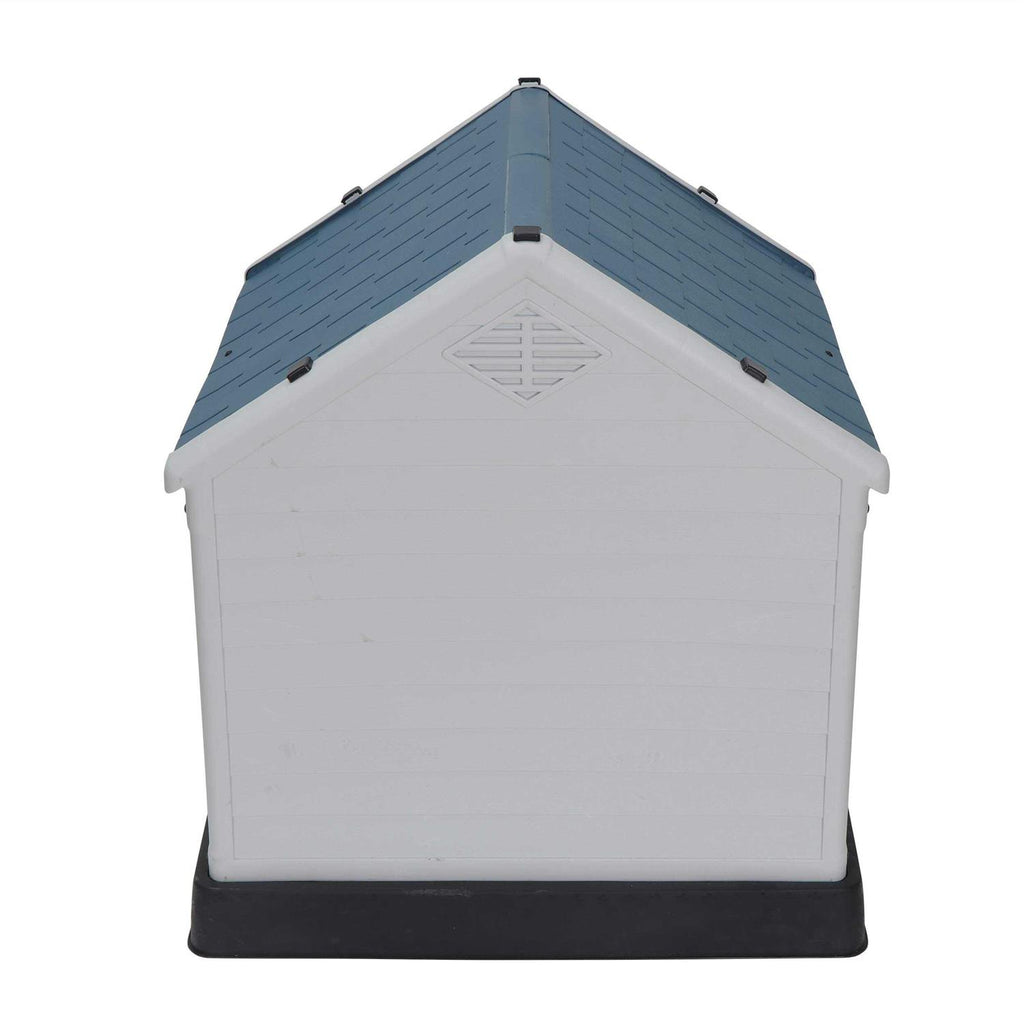 Plastic Dog House with Air Vents and Elevated Floor M550