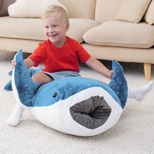 Giant Plush Whale Shark Stuffed Animal Pillow Toy V834