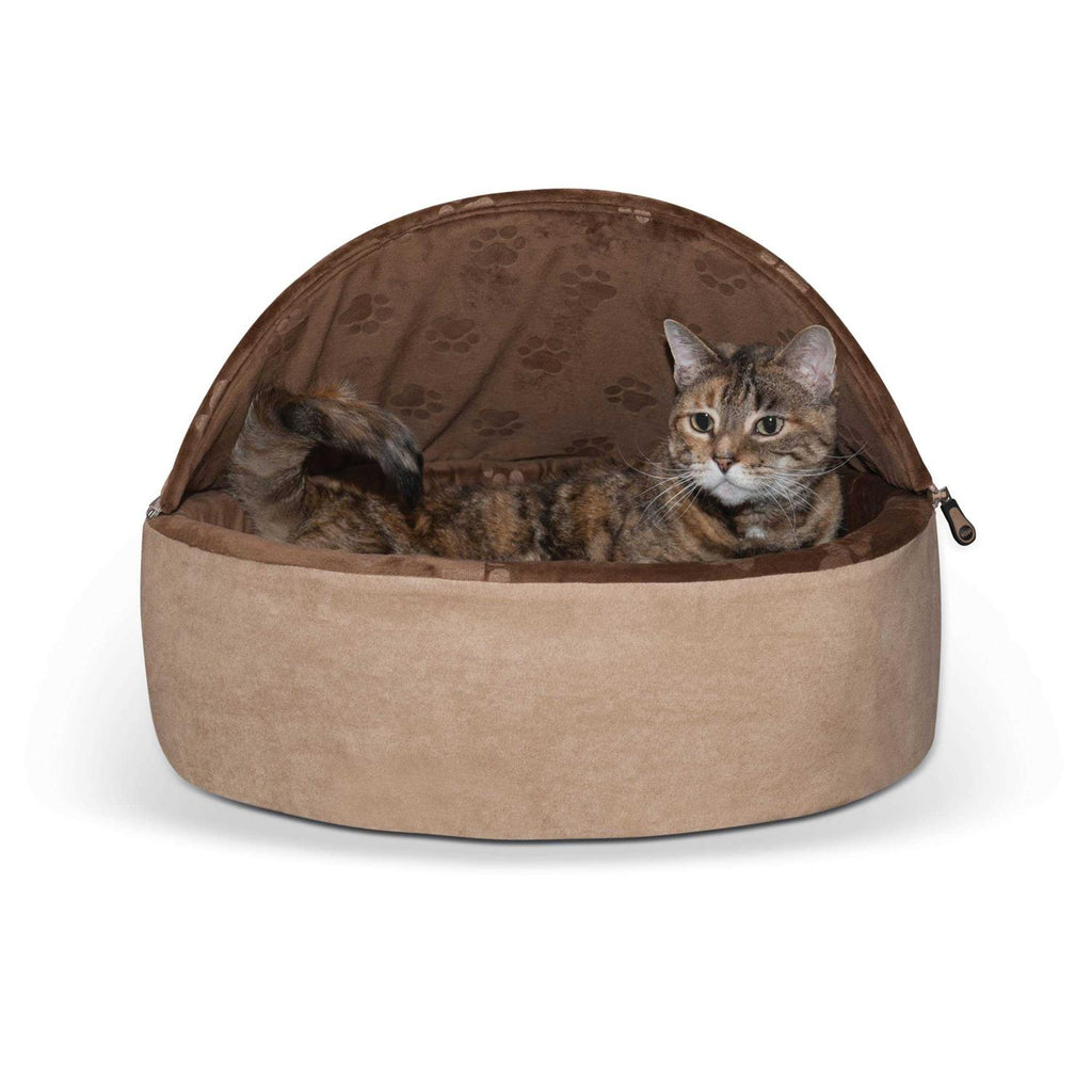 K&amp;H Self-Warming Hooded Kitty Bed - Pet Supplies online store
