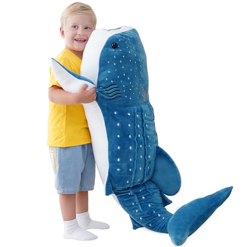 Giant Plush Whale Shark Stuffed Animal Pillow Toy V834