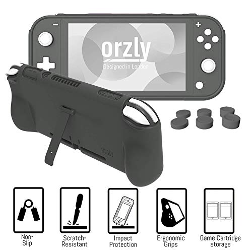 Switch Lite Accessories Bundle with Case, Screen Protector, USB Cable, Games Holder, Grip Case, Headphones, Thumb-Grip Pack K6558