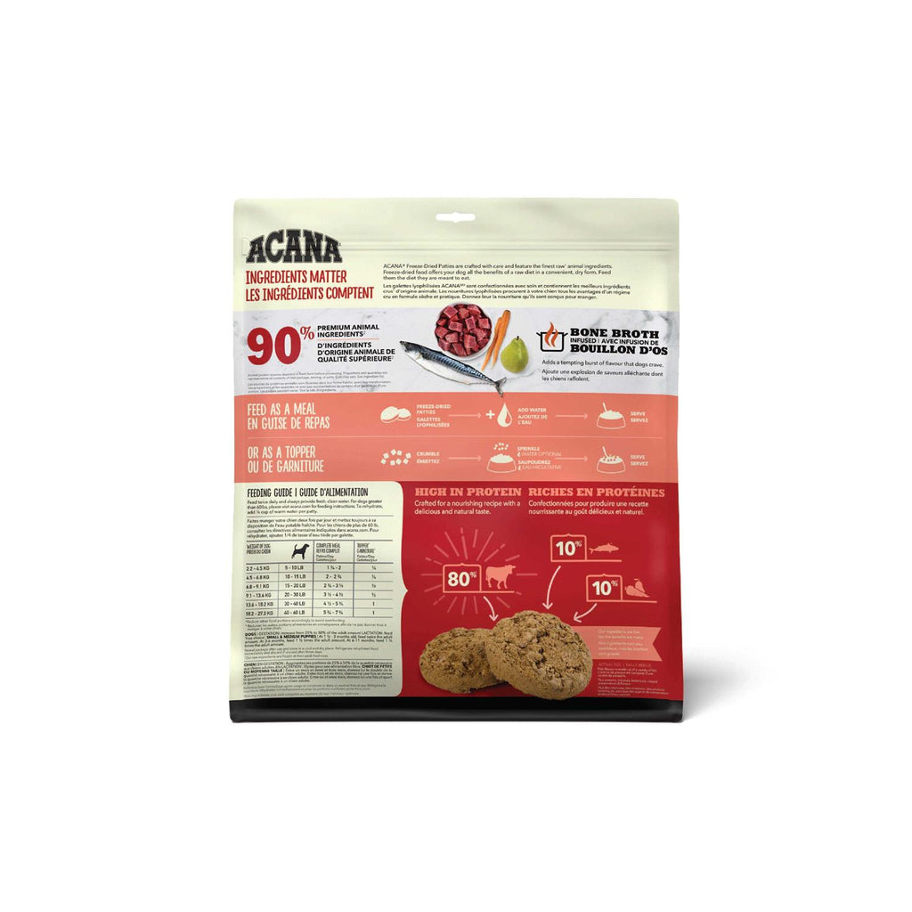 Freeze Dried Dog Food Beef Recipe O2927