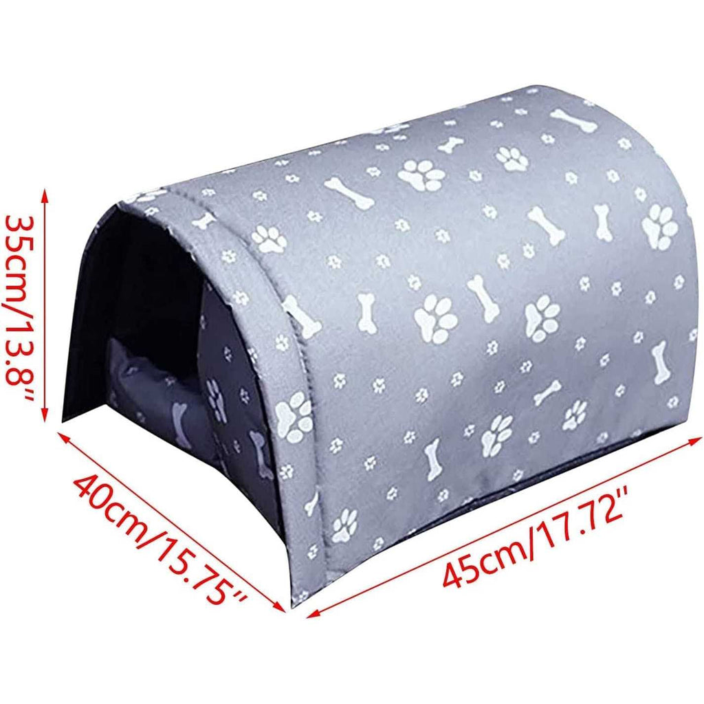 Outdoor Feral Cat House Winter Weatherproof Foldable Thicken Shelter F8432