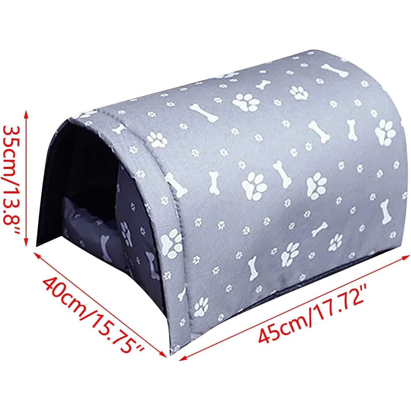 Outdoor Feral Cat House Winter Weatherproof Foldable Thicken Shelter F8432