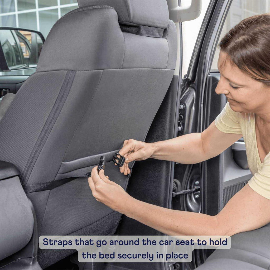 Memory Foam Dog Car Bed Gray Seat S7894