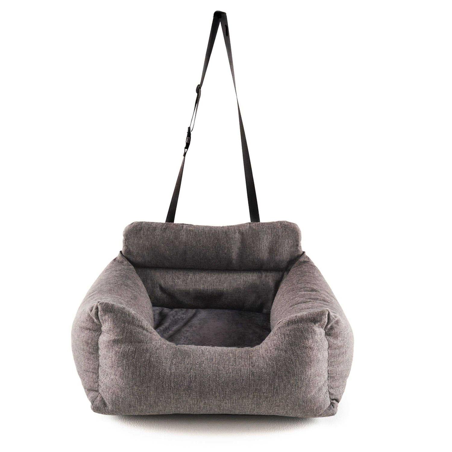 Memory Foam Dog Car Bed Gray Seat P765317