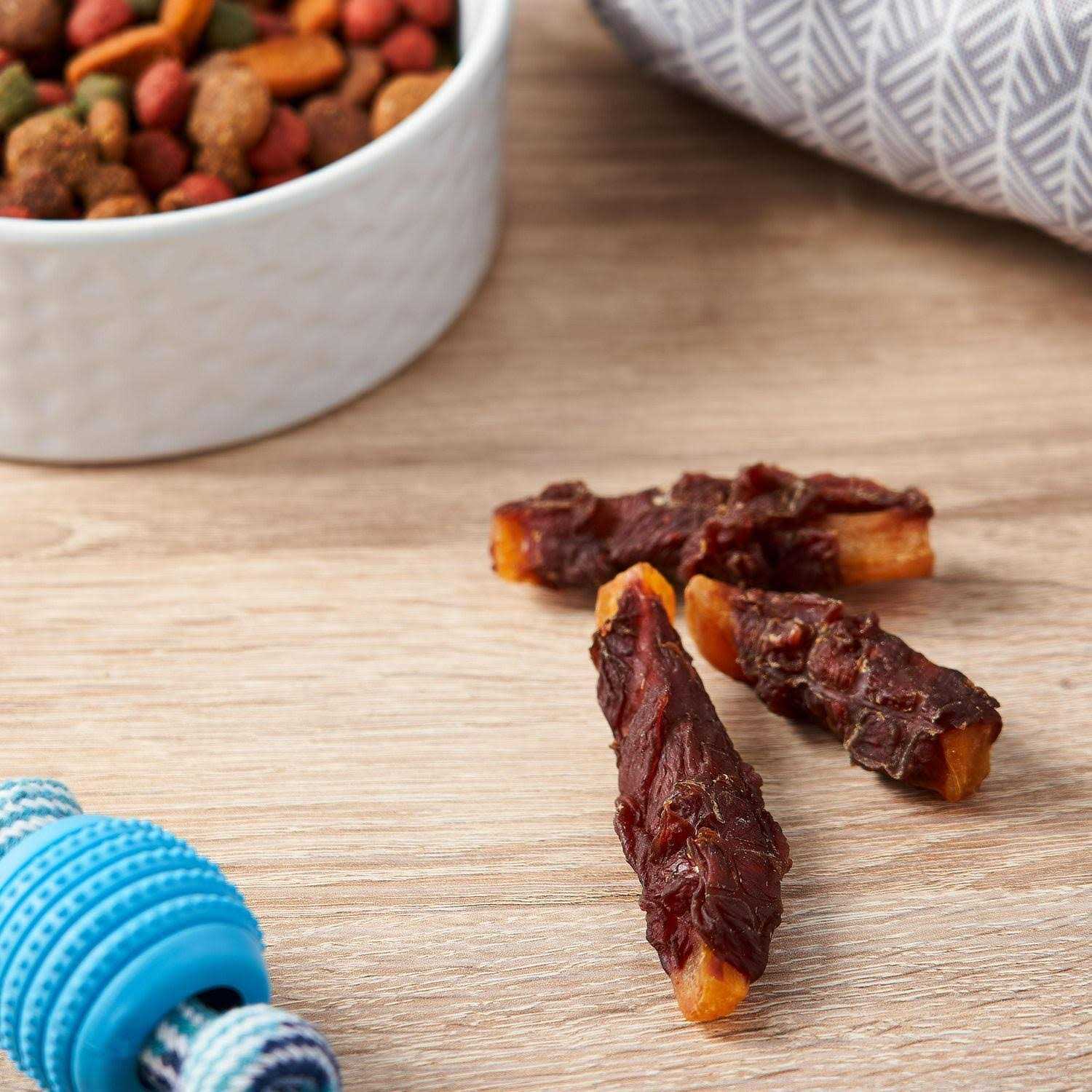 Sweet Potato Wrapped with Duck Flavor Training Treats for Dogs Z125